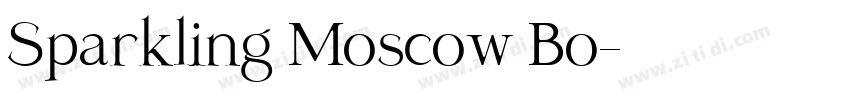Sparkling Moscow Bo字体转换 Sparkling Moscow Bo字体转换
